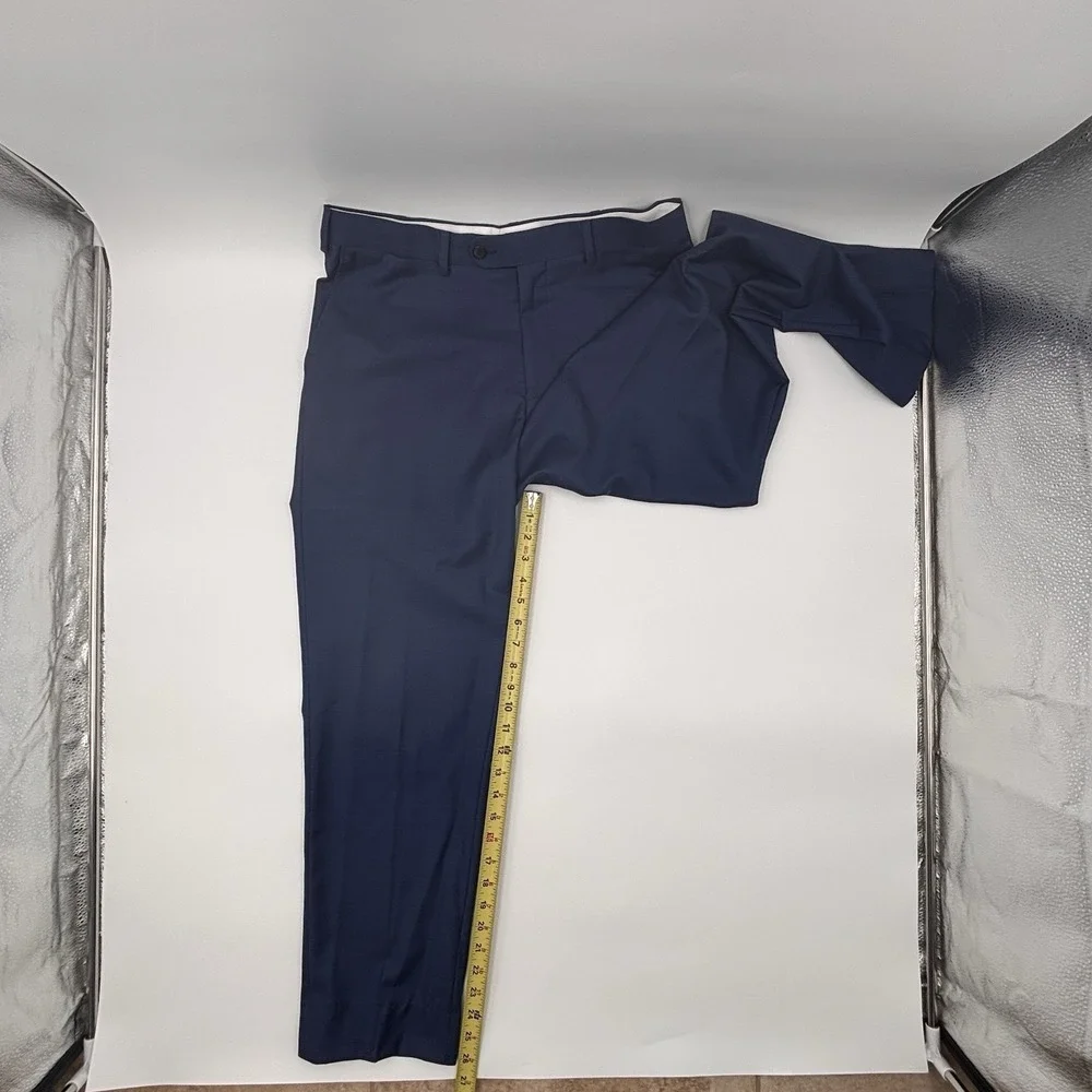 Suitsupply Lazio Suit 44R 40S Blue Wool Vitale Barberis Canonico Flawed Repair